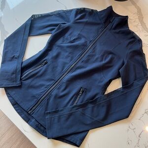 90 Degree zip up, mesh sleeve and back athletic jacket